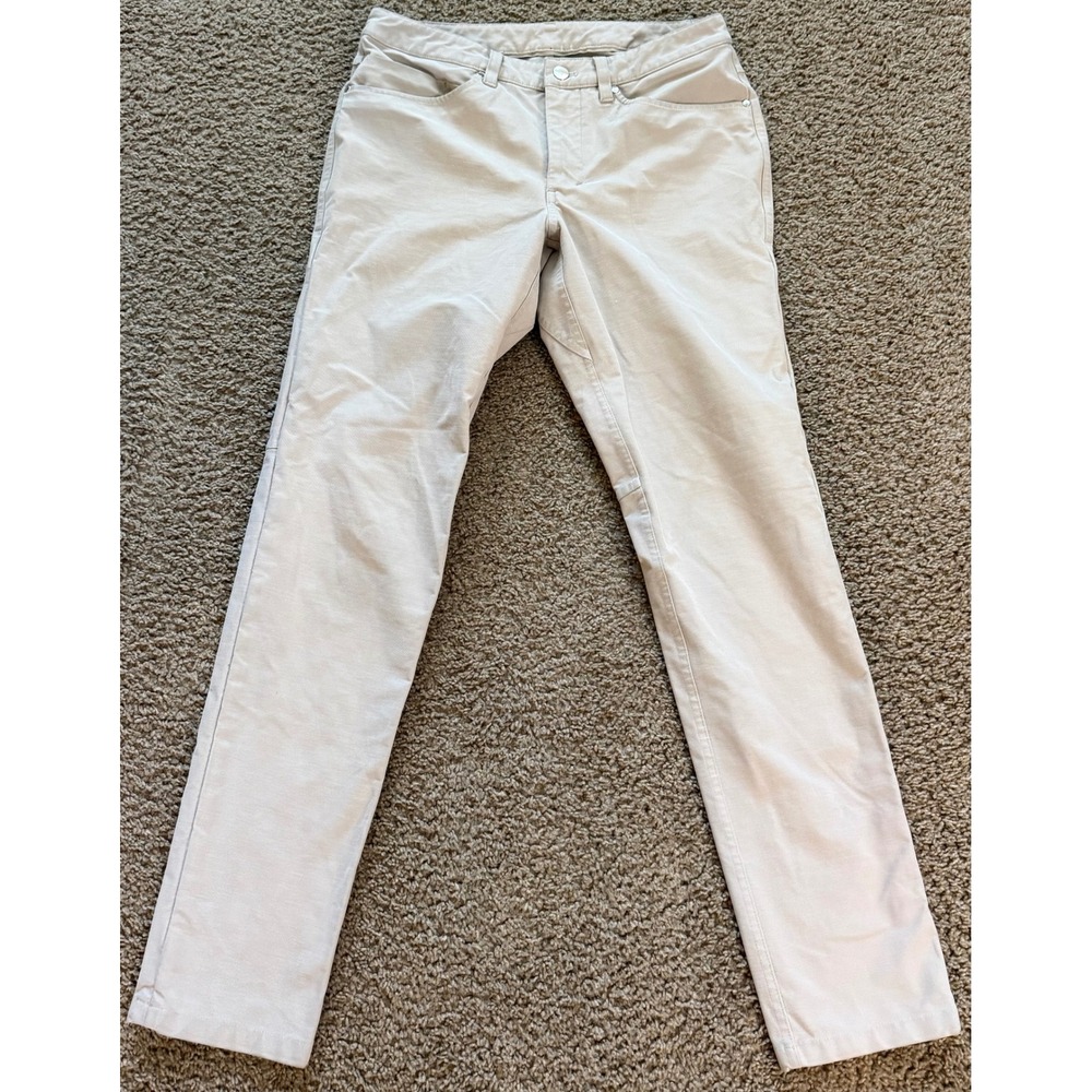 Lululemon Utilitech ANC Pants Slim Fit 5 Pocket Dove gray Men 30x30 LM5ABNS
